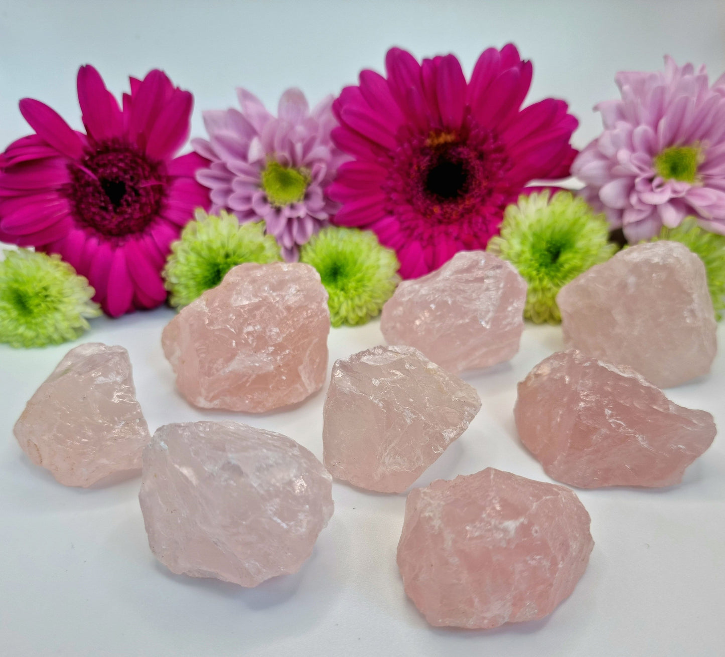 Large Raw Rose Quartz Crystal. Healing Crystal. Genuine Gemstone.