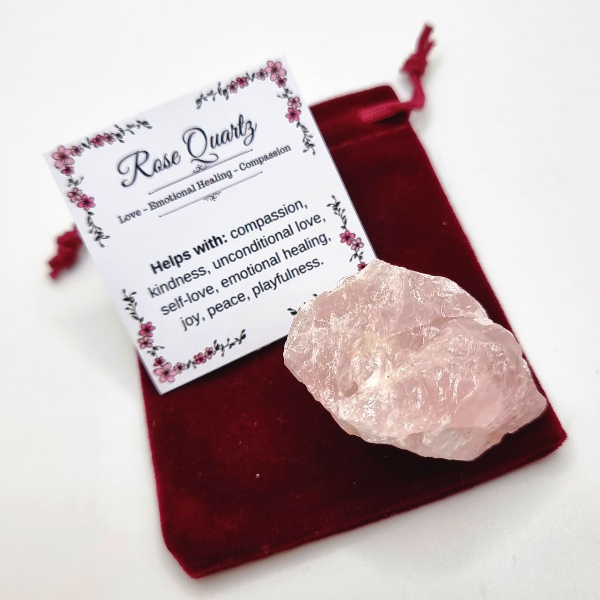 Large Raw Rose Quartz Crystal. Healing Crystal. Genuine Gemstone.