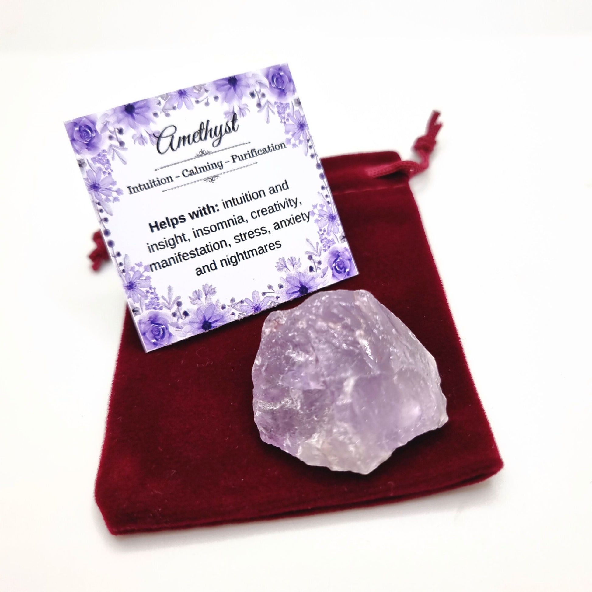 Large Raw Amethyst Crystal. Healing Crystal. Genuine Gemstone.