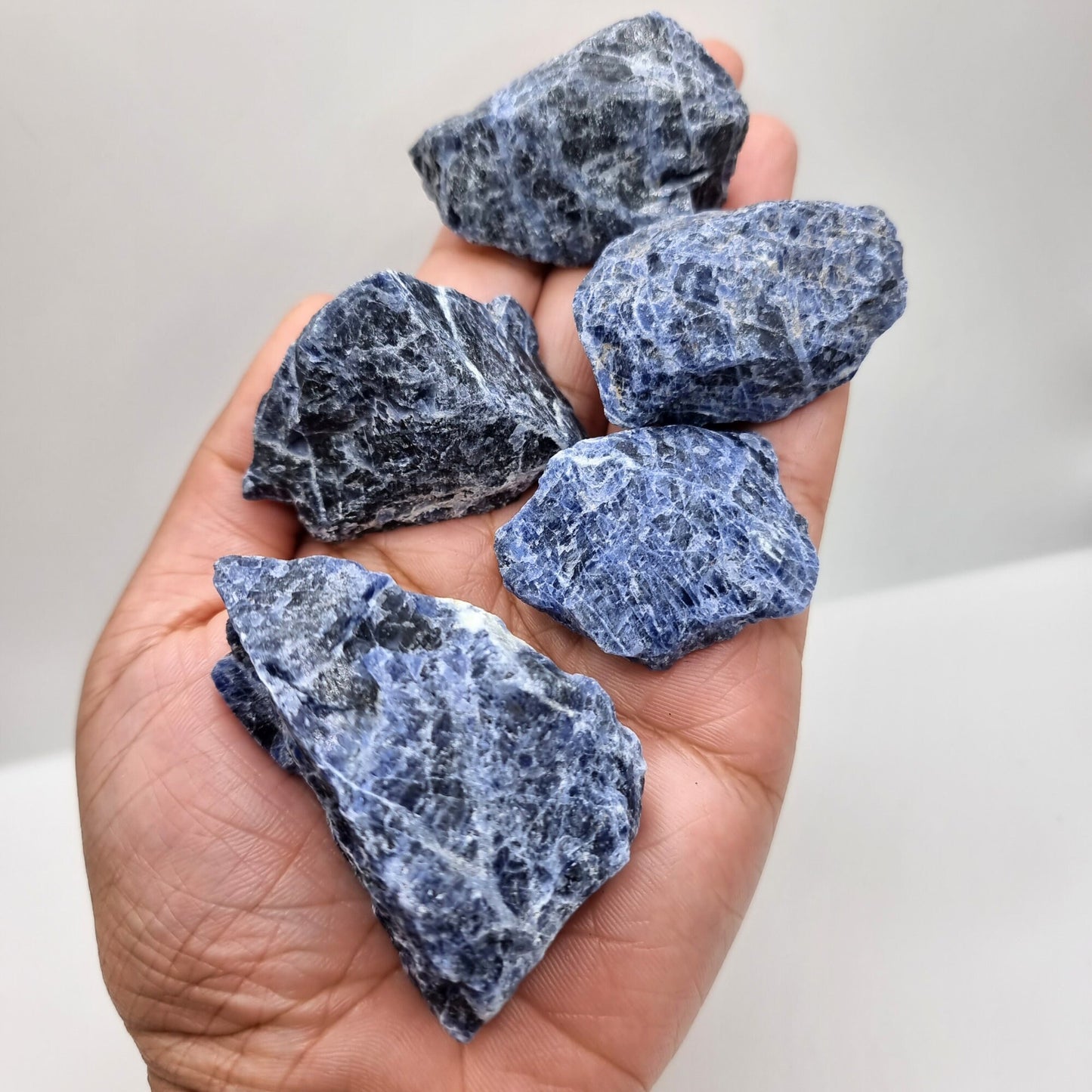 Raw Sodalite Crystal. Healing Crystals. Natural Crystals. Free gift bag!