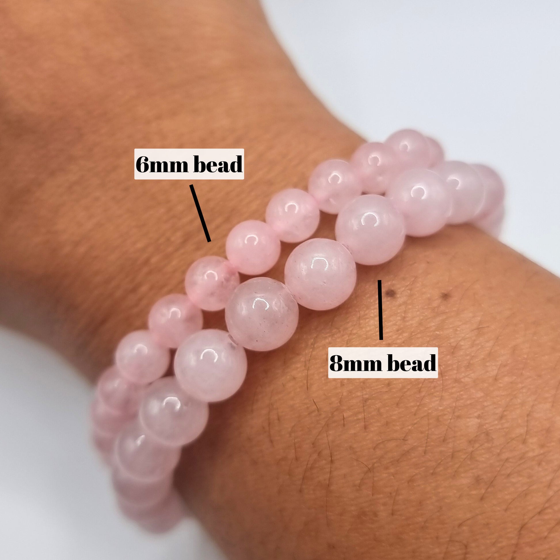 Natural Crystal Bracelet approx. 7". Healing Crystals. Gemstone Bead Bracelet . Stretch Bracelet.