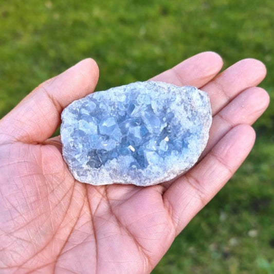 Celestite Cluster. Grade A, High Quality, Natural Celestite Crystal. Raw Celestite.