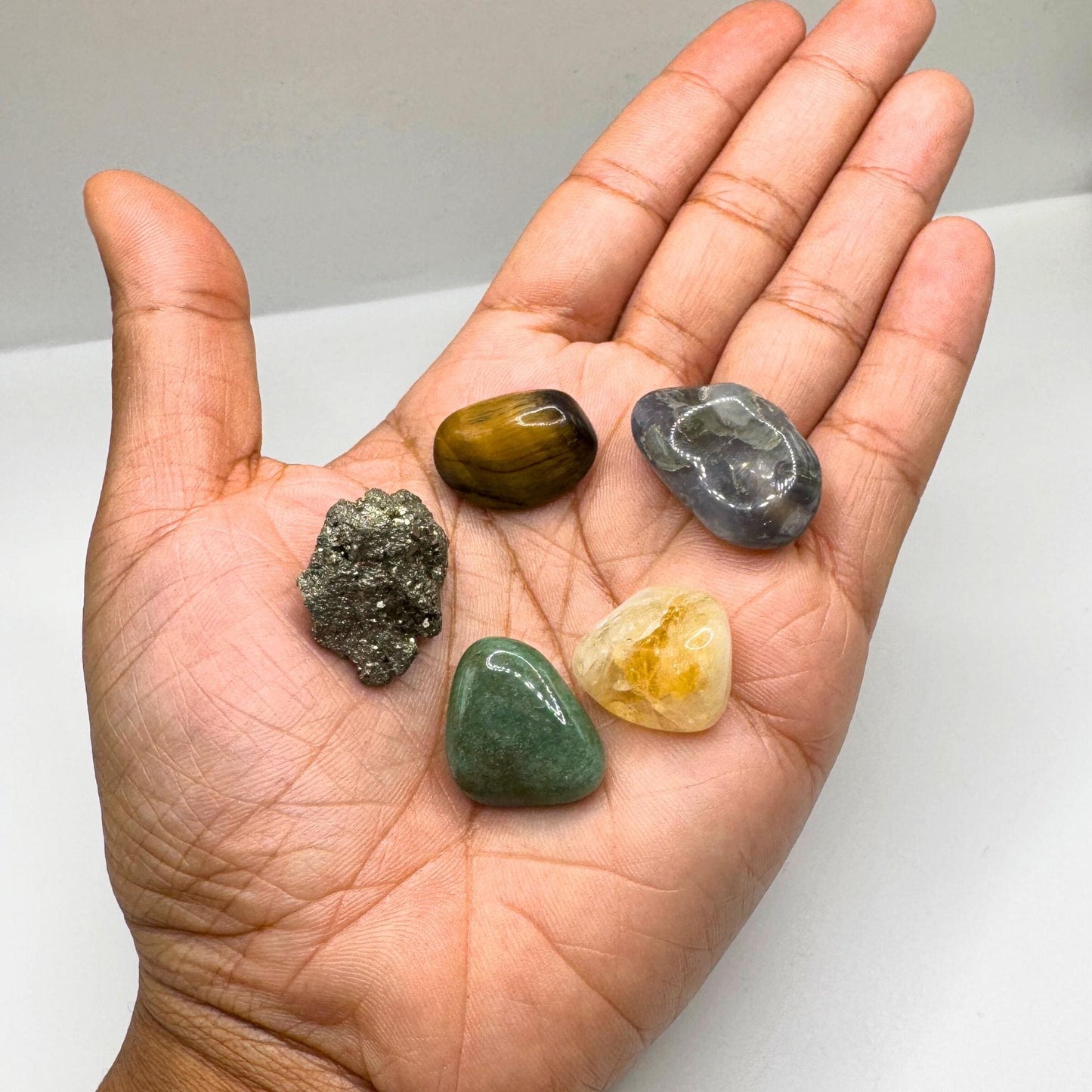 Prosperity & Abundance Crystal Set. Healing Crystals, Crystal Set. Gemstones. Tumblestones.