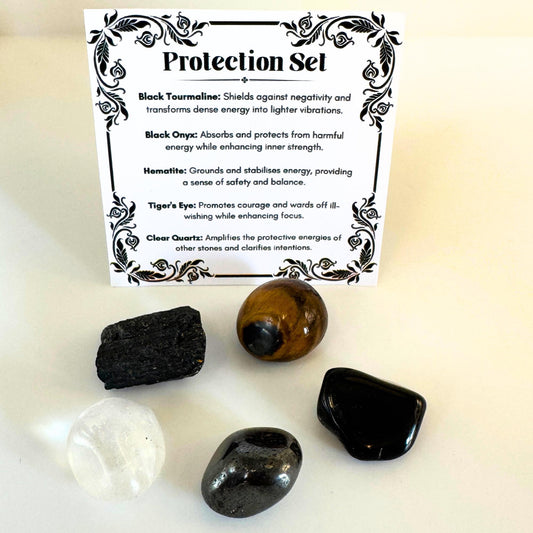 Protection Crystal Set, Healing Crystals, Crystal Set, Stones, Gemstones, Tumblestones.