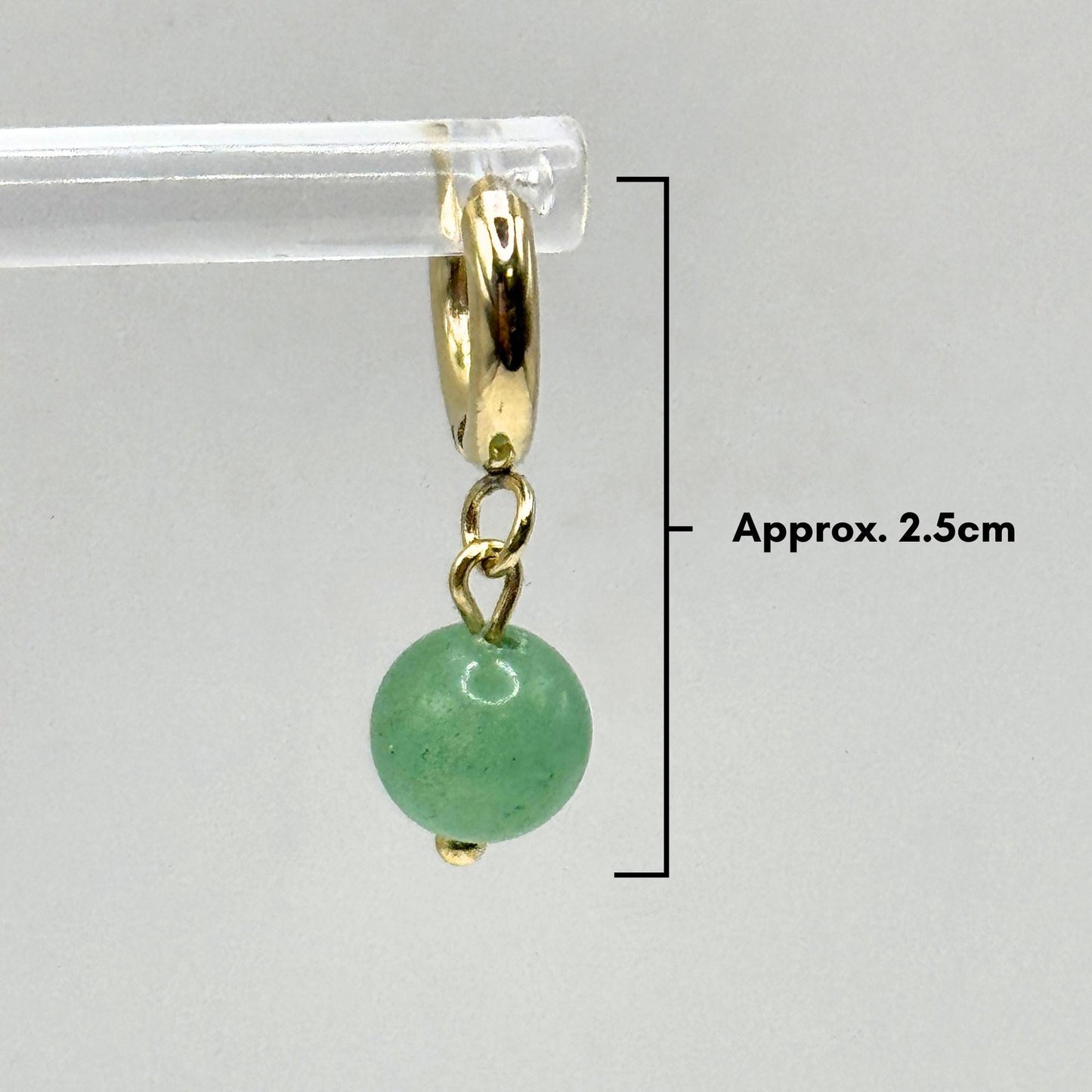 Gold Green Aventurine Earrings. Crystal Earrings. Gemstone Earrings. Gold Earrings. Minimalist Earrings.