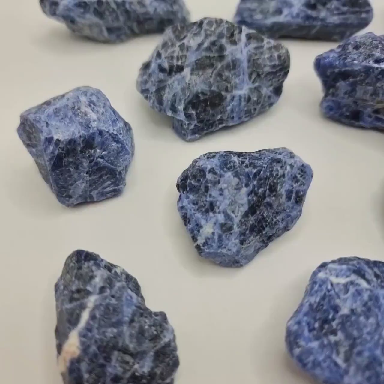 Raw Sodalite Crystal. Healing Crystals. Natural Crystals. Free gift bag!